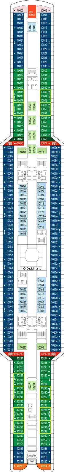 MSC Seaside Deck Plans, Ship Layout & Staterooms - Cruise Critic