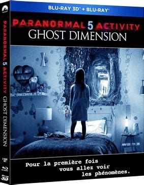 Paranormal activity 5 Blu-ray 3D 2D DVD Coffret intégrale