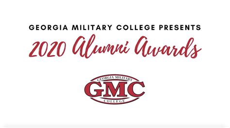 GMC 2020 Alumni Award Winners | The Georgia Military College Alumni ...