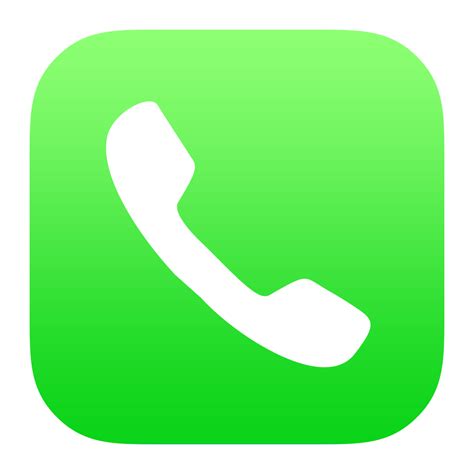 Phone Icon PNG Image | Phone icon, Call logo, Ios icon