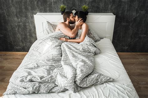 Man And Woman In The Bed Without Clothing - CLOTHESZC