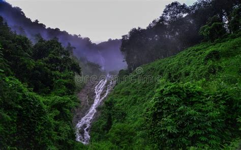 Beautiful Waterfalls in Vagamon Route, Kerala, India Stock Photo ...