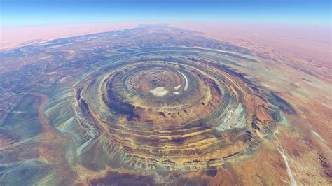 Fond d'écran : Atlantis, richat structure, red sea, Formation rocheuse ...