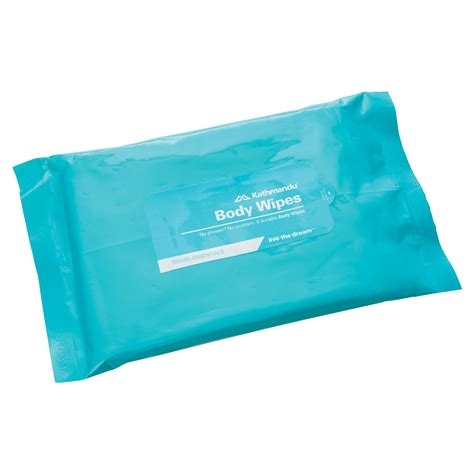 Kathmandu Antibacterial Body Hygiene Cleaning Travel Camping Wet Wipes ...