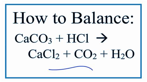 Calcium Chloride and Hydrochloric Acid Balanced Equation - EstrellatuHooper