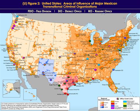 DEA maps of Mexican cartels in the US - Business Insider