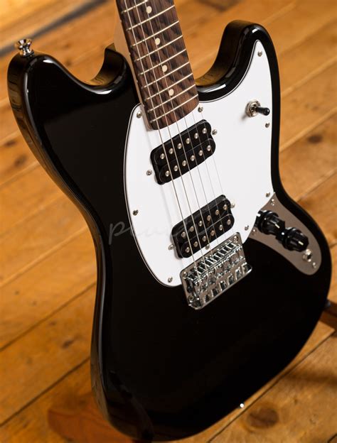 Squier Bullet Mustang HH Black - Peach Guitars