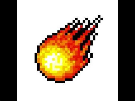 Fireball PIxel Art - YouTube