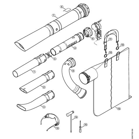 Stihl SH 56 Blow-Vac (SH 56) Parts Diagram, Nozzle/Vacuum Attachment