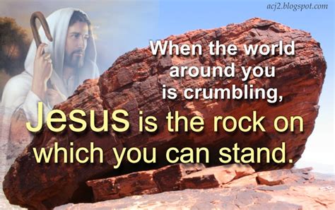 Jesus, our Rock | Ric's Inspirational Verses