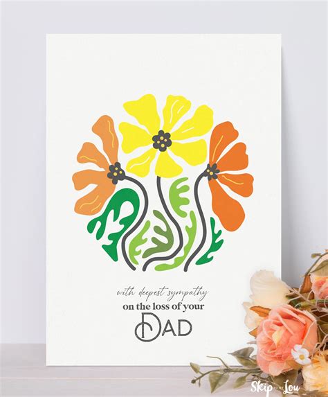 Honoring a Father's Memory: Free Printable Dad Sympathy Card | Skip To ...