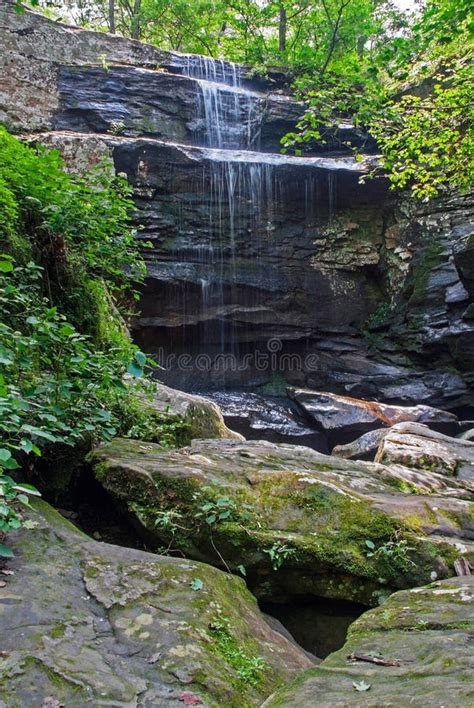 Burden Falls on Bay Creek, Shawnee National Forest, Illinois Stock ...