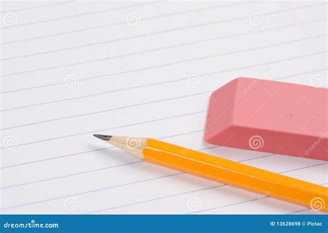 Eraser And Pencil Royalty Free Stock Photos - Image: 13628698