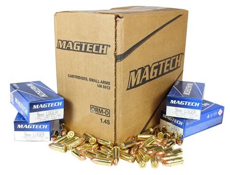 Magtech - Bulk Ammo - 500 Rounds - 115GR 9mm + Plano Ammo Can - Element ...