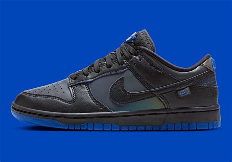 Nike Dunk Low Black Royal Iridescent FB1842-001 | SneakerNews.com