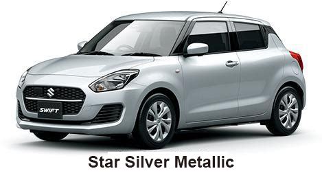 New Suzuki Swift Body colors, Full variation of exterior colours selection