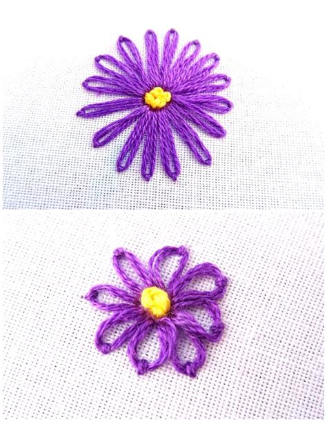 Lazy Daisy Embroidery Stitch Tutorial | Embroidery stitches tutorial ...