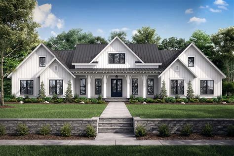 Modern-farmhouse House Plan - 4 Bedrooms, 3 Bath, 3086 Sq Ft Plan 50-410