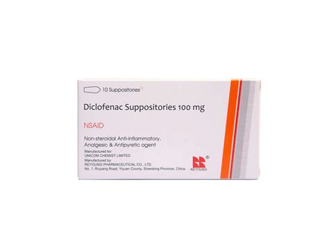 Diclofenac Suppository 100mg – Unicom Chemist