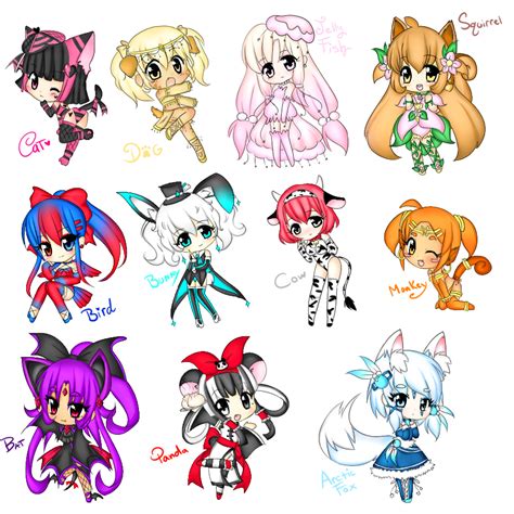 Animal Chibi Adoptables ( CLOSED~) by StarryStellary on DeviantArt