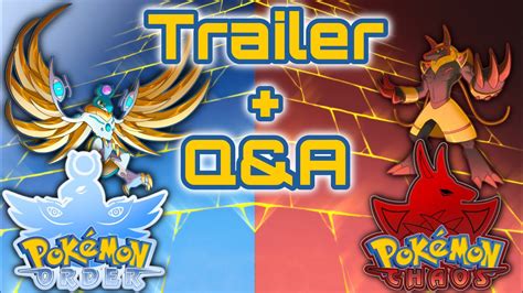 Pokémon Fan Games ORDER & CHAOS Trailer + Q&A - YouTube