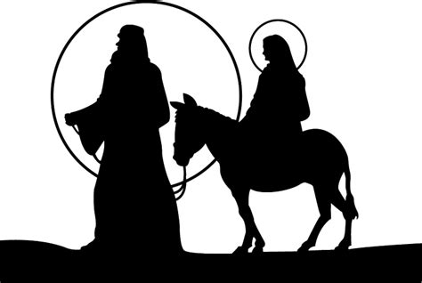 Nativity silhouette free free nativity clipart - WikiClipArt