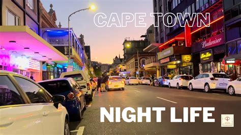 Cape Town Nightlife Tour 4K UNBELIEVABLE || explore South Africa - YouTube