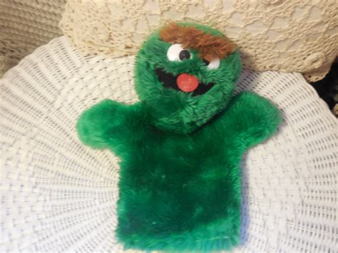 Oscar the Grouch Hand Puppet By Applause in Korea Sesame