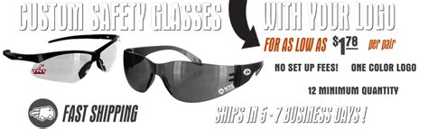 Custom Imprinted Safety Glasses