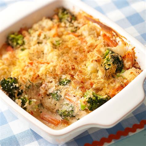 Cheesy Vegetable Bake Recipe - EatingWell