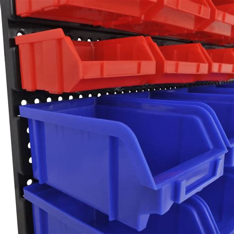 Wall Mounted Plastic Storage Bin Set | Complete Storage Solutions