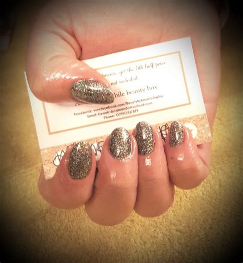 Gunmetal glitter nails | Nails, Glitter nails, Glitter