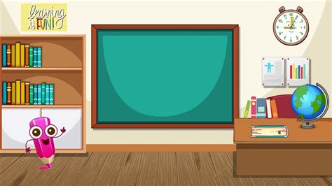 Classroom Background/Animated Cartoon Background Loop/ Virtual ...