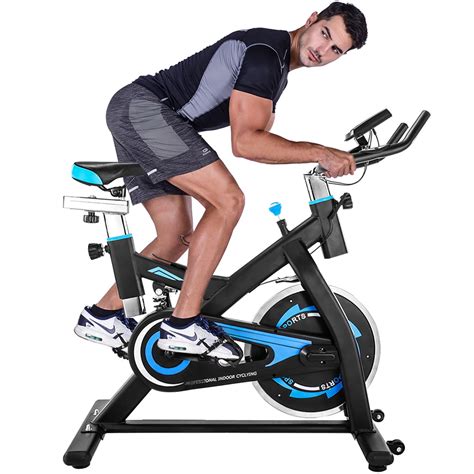 Indoor Cycle Exercise Bike, Stationary Bike Belt Drive Indoor Cycling ...