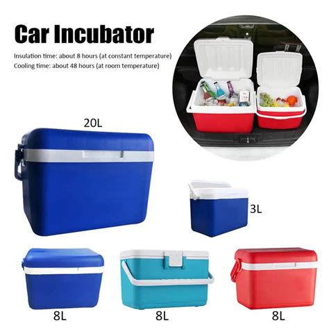 3L 8L 20L Car Insulation Box Outdoor Car Cooler Box Ice Organizer ...