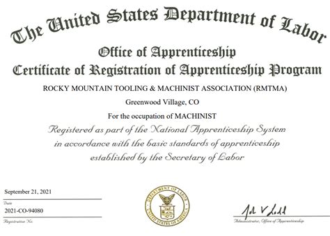 Apprenticeships - Program Information — rmtma.org