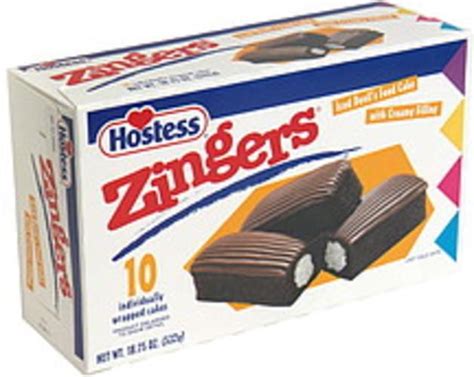 Hostess Devil's Food Zingers - 10 ea, Nutrition Information | Innit