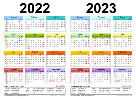 14 Calendario 2023 Editable 2022 Calendar With Holidays Printable 2023 ...