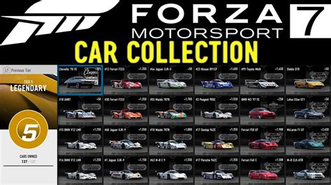 FORZA MOTORSPORT 7 – ALL CARS | 2021-2023 FINAL | FULL VEHICLES LIST ...