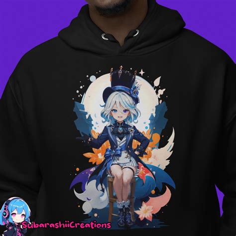 Furina, Genshin Impact Hoodie. Fan Merchandise, Genshin, Archon, Gamer ...