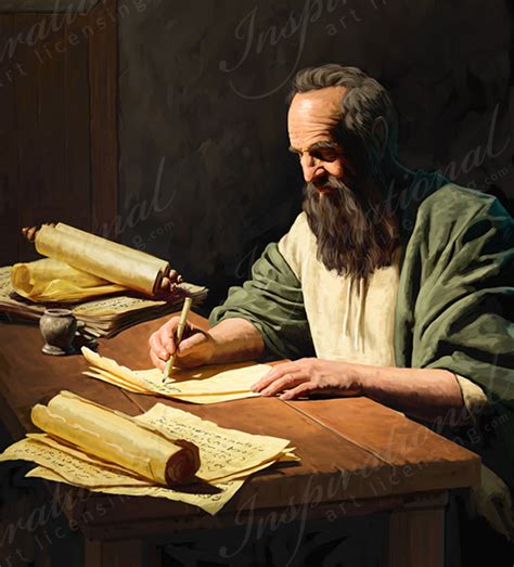 Paul The Apostle Writing