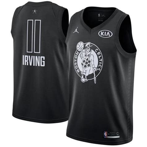 Nike Celtics #11 Kyrie Irving Black NBA Jordan Swingman 2018 All-Star ...