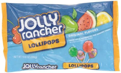 Jolly Rancher Assorted Lollipops (cherry, Apple, Watermelon & Pink ...