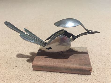 Another wren | Cutlery art, Silverware art, Steel art