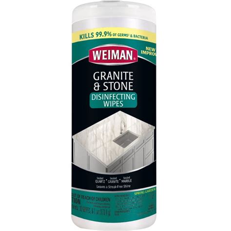 Granite & Stone Disinfecting Wipes | Weiman