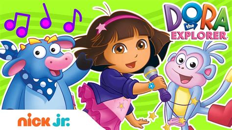 Fun Sing-Along Songs w/ Dora the Explorer! 🎤🎵| Sing-Along | Nick Jr ...