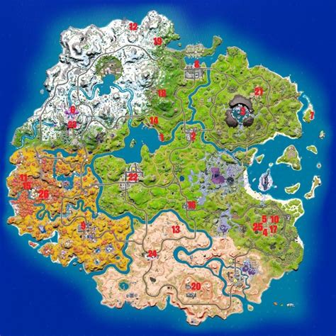 Fortnite Characters In Chapter 3, Season 4 - All 26 NPC Locations ...