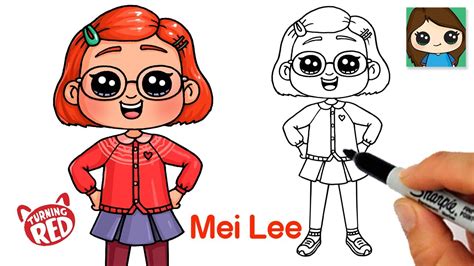 How to Draw Mei Lee | Turning Red