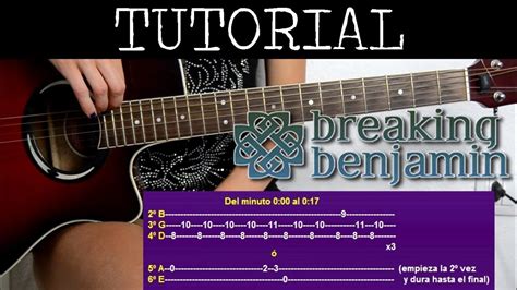 Diary Of Jane de Breaking benjamin (Tutorial de Guitarra) / How to play ...