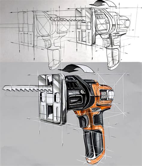 Industrail Design Sketch & Marker Rendering Tutorial :: Behance